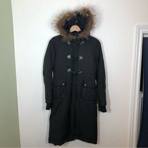 Soia &  Kyo Black Goose Down‎ Toggle Jacket Size XS